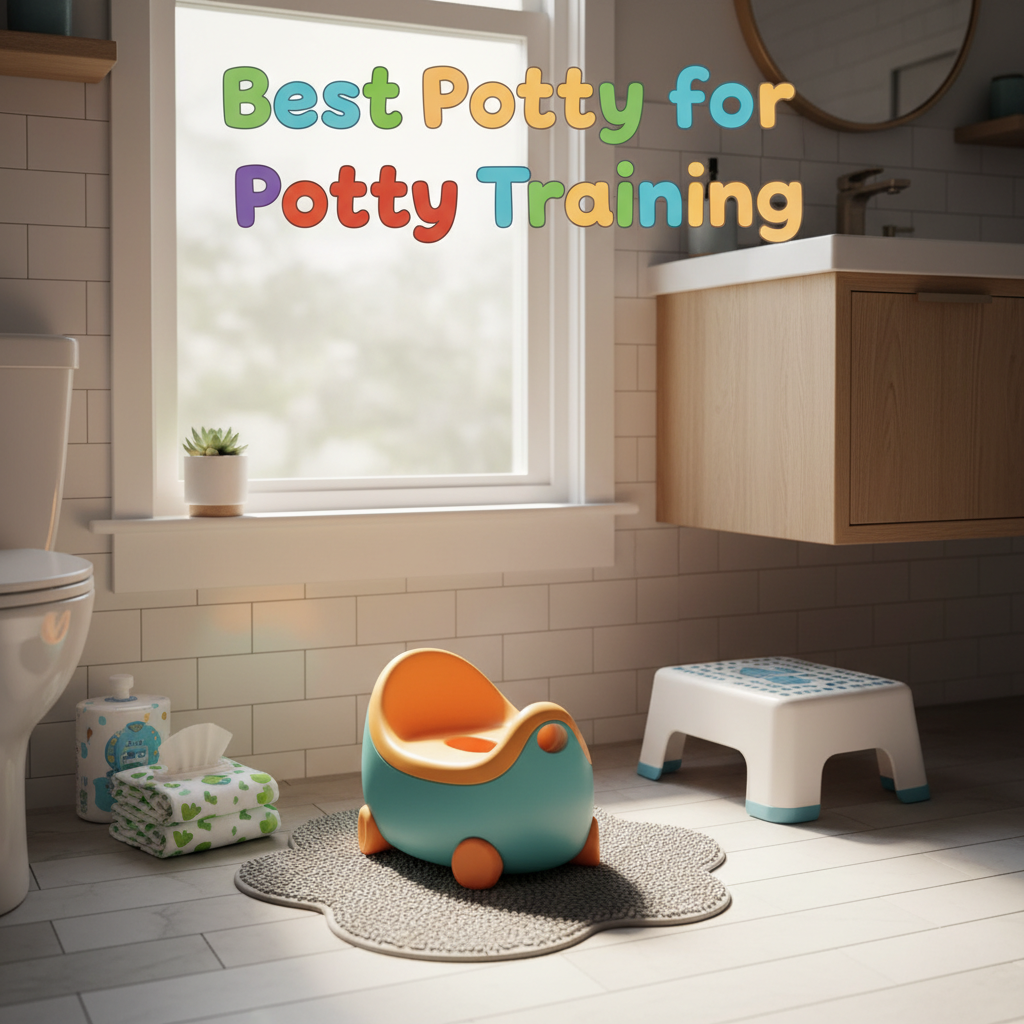 Best Potty for Potty Training—modern potty, training supplies, and bright bathroom for toddler success