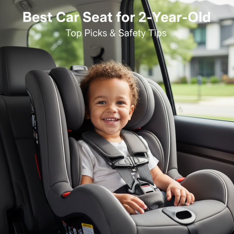 Best Car Seat for 2-Year-Old: Top Picks & Safety Tips—smiling toddler in a safe, comfy car seat