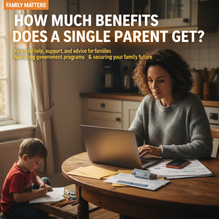 How Much Benefits Does a Single Parent Get? Financial help, support, and advice for families